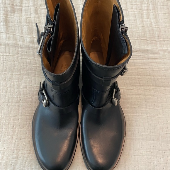 Authentic Gucci Men’s Leather Motorcycle Boots in size 9 1/2 (like US 10D). - Picture 4 of 9